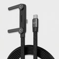 240W Type-C Charging Cable with Built-in Phone Stand