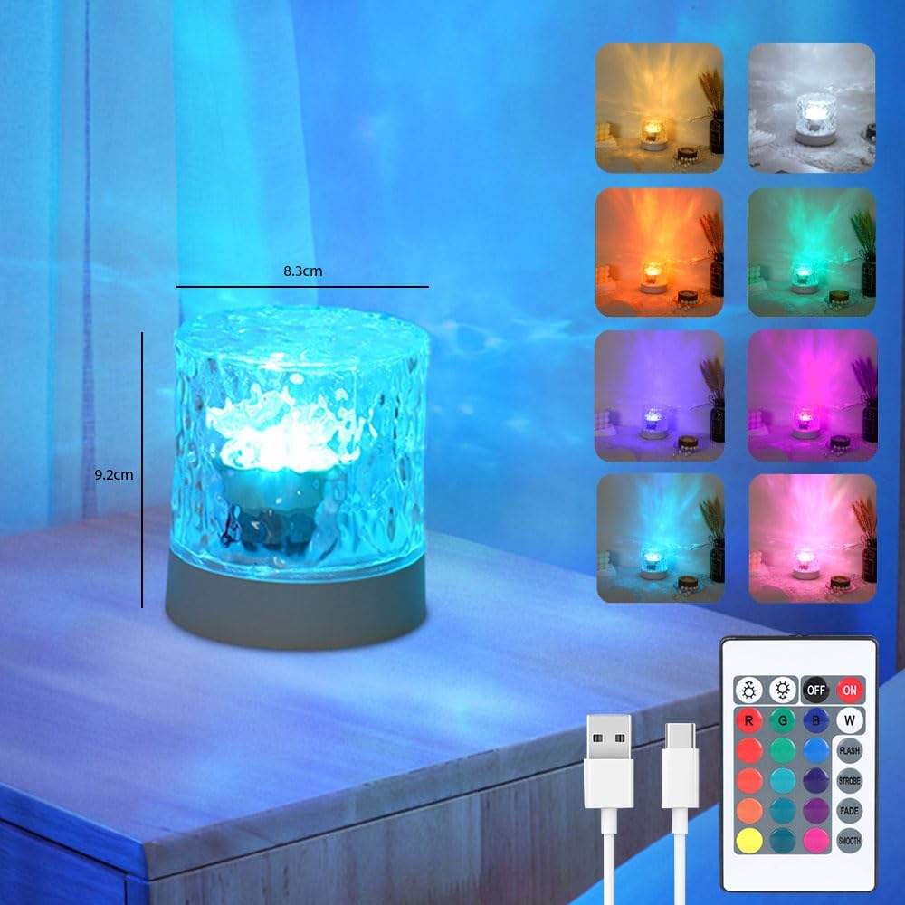 Water Ripple Lamp with remote control