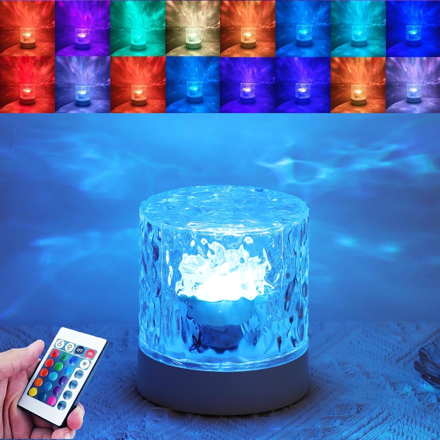 Water Ripple Lamp color modes