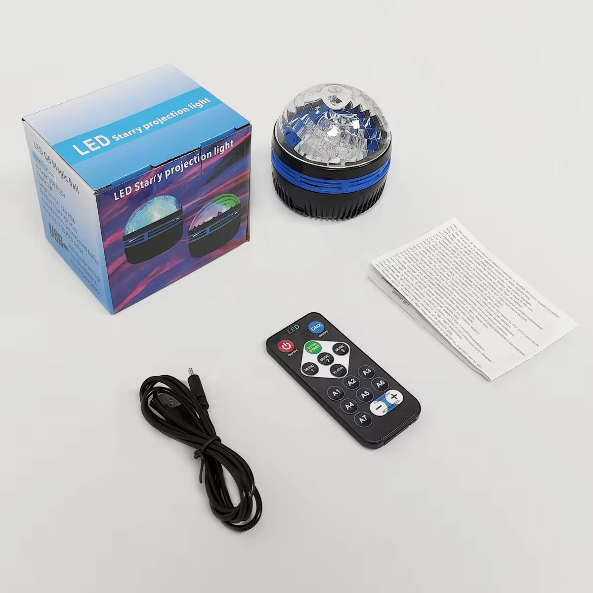 Remote Control RGB Aurora Night Light Projector